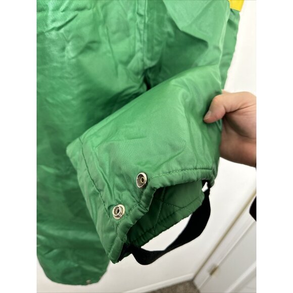 Vintage John Deere Men S Snow Ski Pants Insulated Green 70s Tractor Farming - Picture 3 of 8